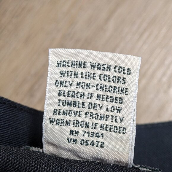 NWT Vtg L.L. Bean Navy Blue Pleated Front Cotton Shorts Women's 16 Reg - Picture 8 of 13